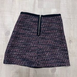 Pink preppy tweed mini skirt, size 4